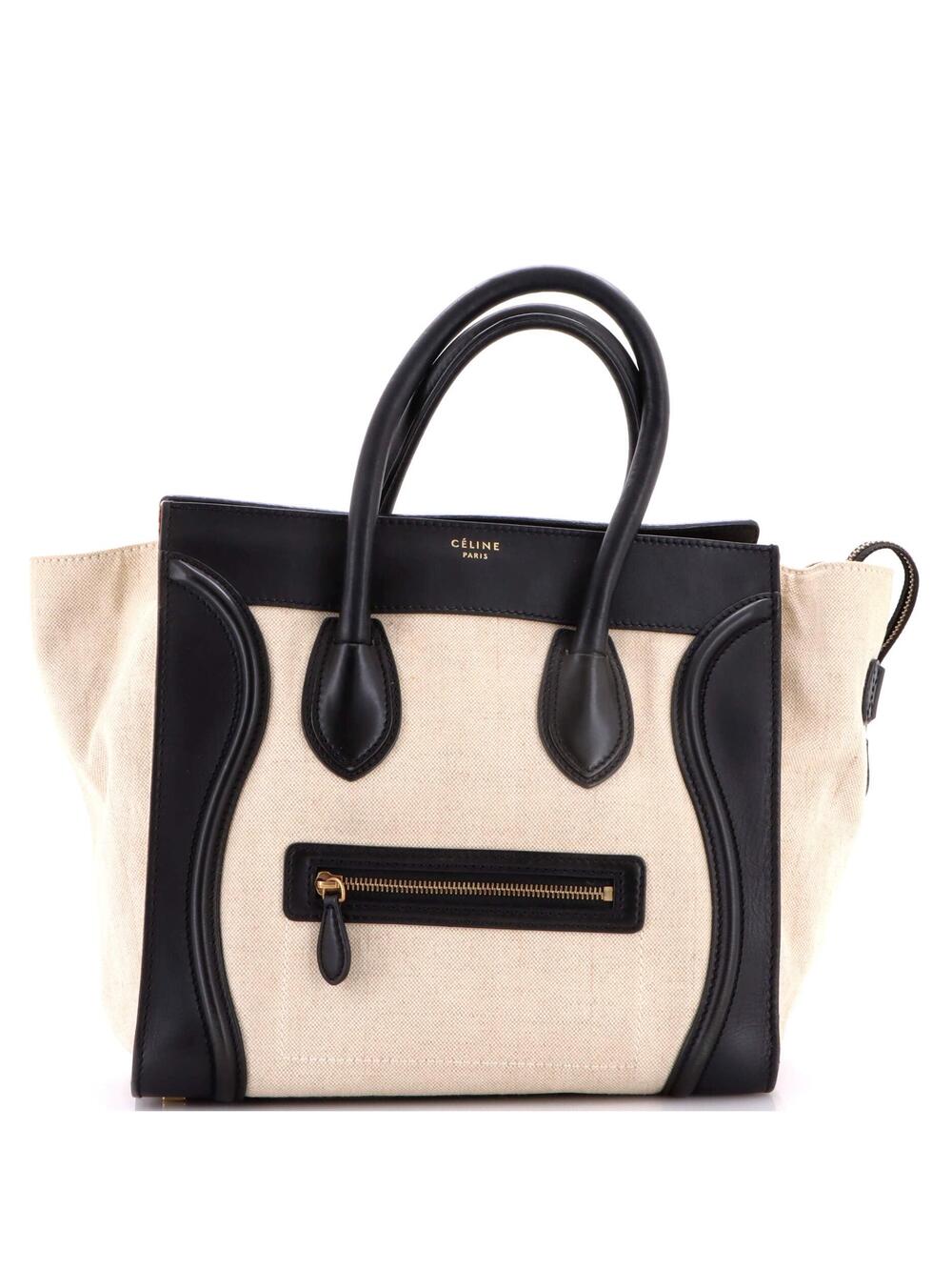 Celine Luggage Bag Canvas And Leather #243526C97B